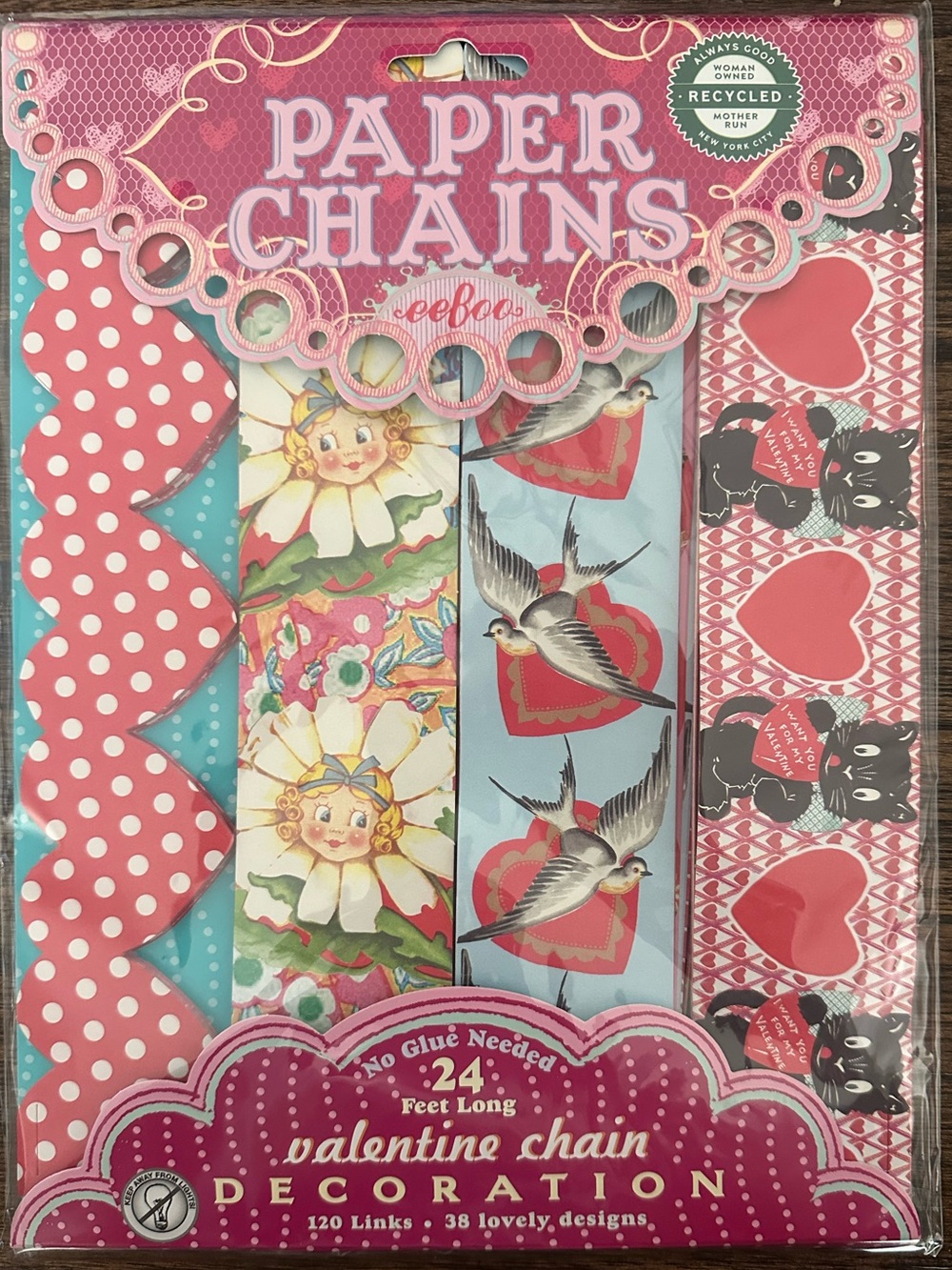 Paper Chains eeBoo  ~Valentine Decoration